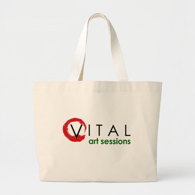 Vital Art Sessions Tote Jumbo Tygkasse (Framsidan)