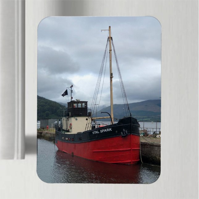 Vital Spark, Puffer Boat, Inveraray, Skottland Magnet (Skapare uppladdad)