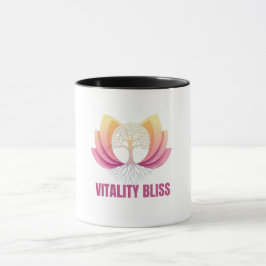 "Vitality Bliss Health & Hälsa Logotyp Mugg