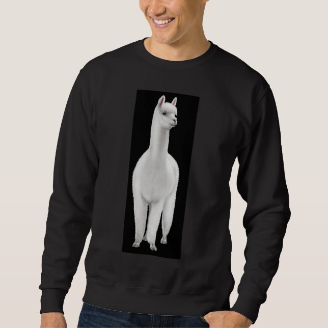 VitAlpacatröja Sweatshirt (Framsida)