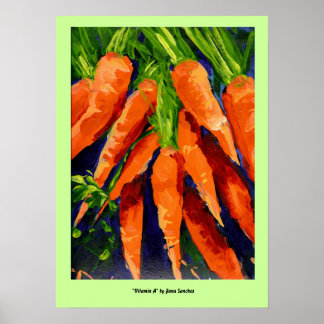 Vitamin A-poster Poster