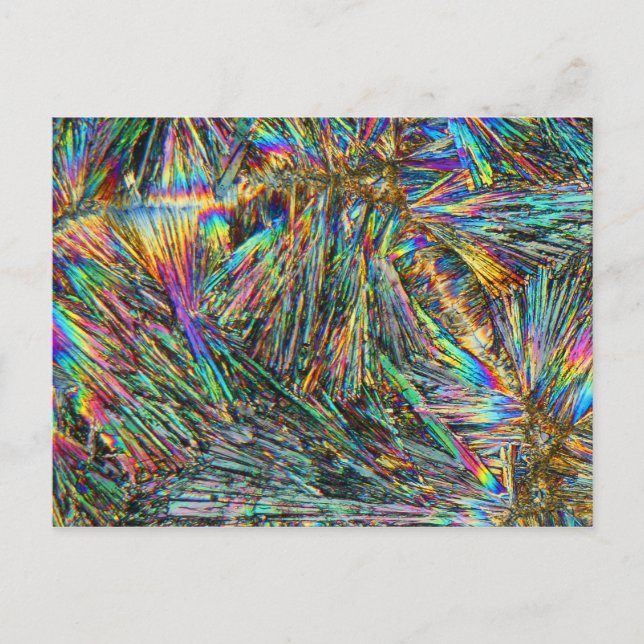 Vitamin B i mikroskop Vykort (Framsida)