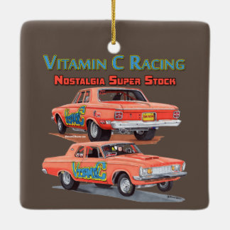 Vitamin C-Tävla Julgransprydnad Keramik