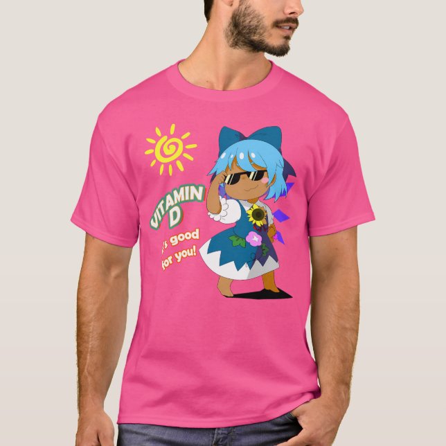 Vitamin D-garvat Cirno T Shirt (Framsida)