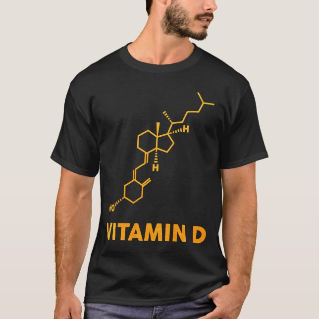 Vitamin D kalcium T Shirt (Framsida)