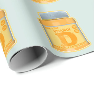 Vitamin D kapslar, hälsa och välbefinnande Presentpapper