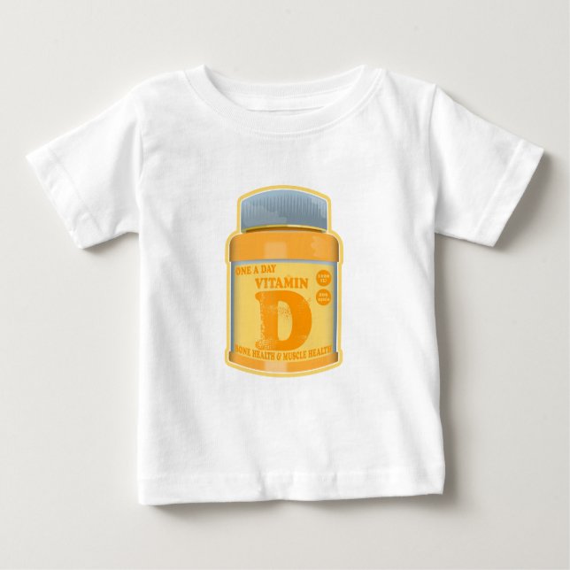 Vitamin D kapslar, hälsa och välbefinnande T Shirt (Framsida)
