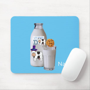 Vitamin D Mjölk Cow Mouse Pad! Muspets Musmatta
