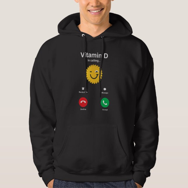 Vitamin D ringer Hoodie (Framsida)