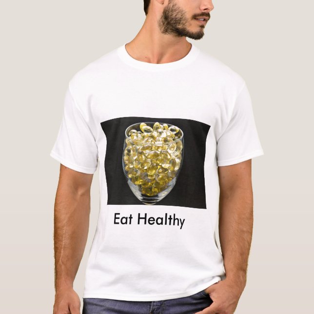 Vitamin E, äter sunt Tee Shirt (Framsida)