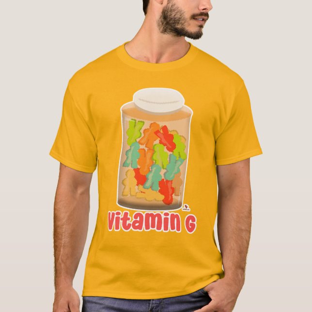 Vitamin G Meepboard-Roligten för spel T Shirt (Framsida)