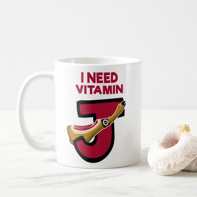 Vitamin J Kaffemugg (Med munk)
