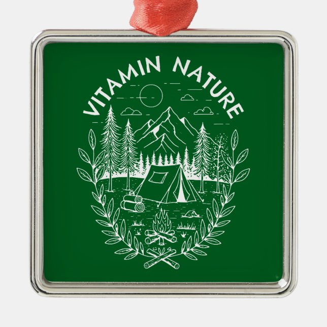 Vitamin Natur Julgransprydnad Metall (Framsidan)