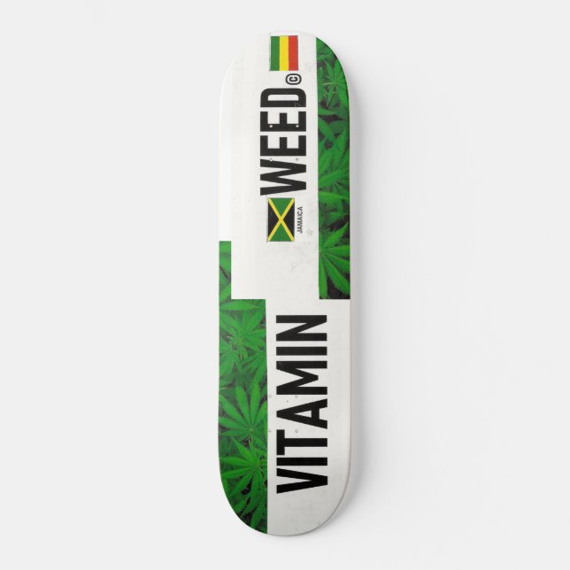 VITAMIN OGRÄS Skateboard (Framsida)