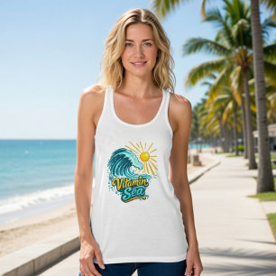 Vitamin Sea Beach Linne Med Racerback