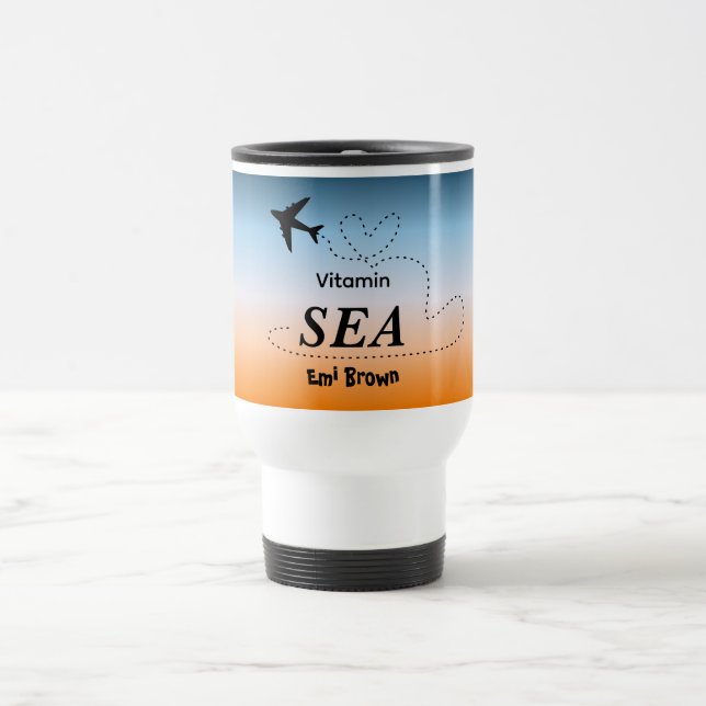 Vitamin Sea Orange Sommar Färg Resemugg (Center)