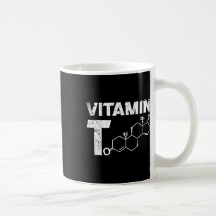 Vitamin T Testosteron Bodybuilding Gym Fitness Tra Kaffemugg