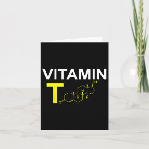 Vitamin T Testosteron Bodybuilding Vightlyftande Kort