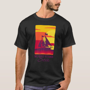Vitaminsjön med segelbesättning t shirt