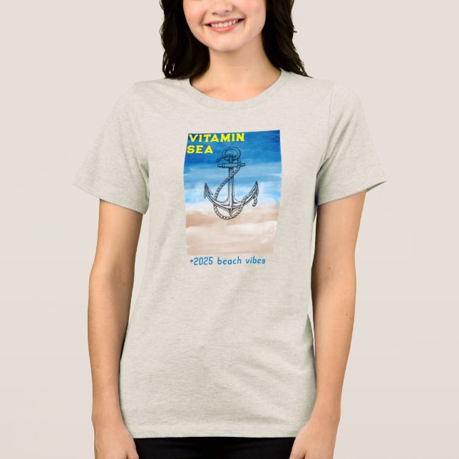 "Vitaminsjön - Perfekt för sommaren 2025" T Shirt (Framsida)