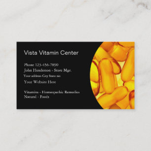 Vitaminvisitkort Visitkort