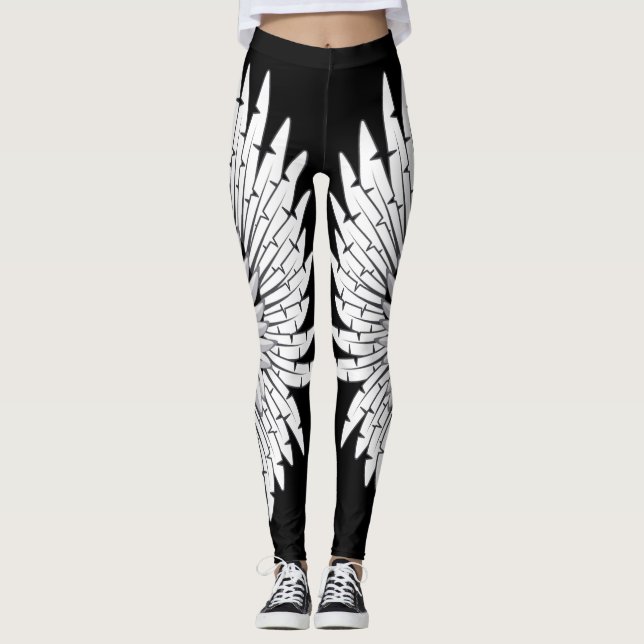Vitängeln påskyndar Leggings. Leggings (Framsida)