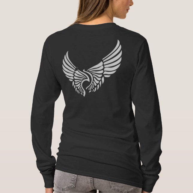Vitängelvingar T-shirt (Baksida)