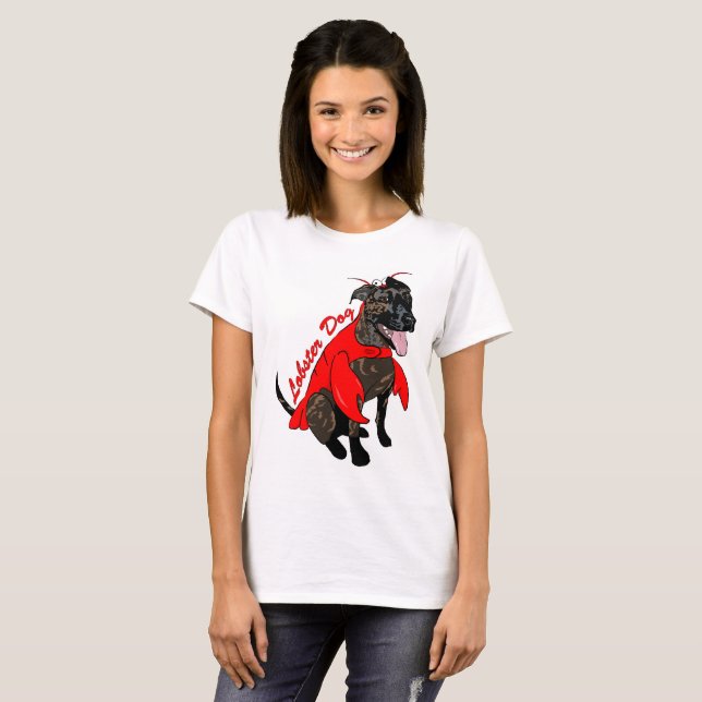 Vitani hummerhunden tee shirt (Hel framsida)