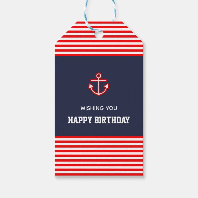 Vitankardesign för marinmarinflottan presentetikett (Framsidan)