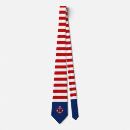 Vitankardesign för marinmarinflottan slips