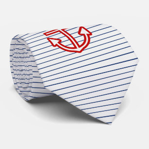 Vitankardesign för marinmarinflottan slips