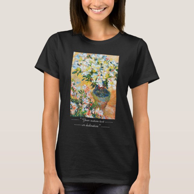 VitAzaleas i en kruka, Claude Monet 1885 Tee Shirt (Framsida)