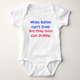 Vitbabyar kan inte hoppa tee shirt