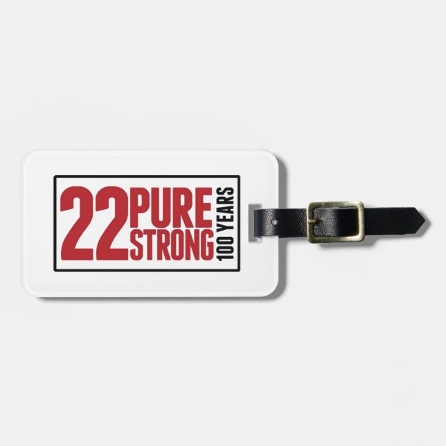 Vitbagagemärkre Bagagebricka (Horisontell Framsida)