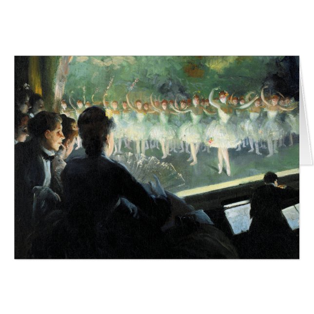 Vitbaletten Hälsningskort (Framsidan Horizontal)