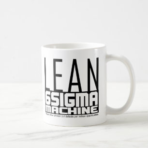 Vitbältet lutar maskinmuggen kaffemugg