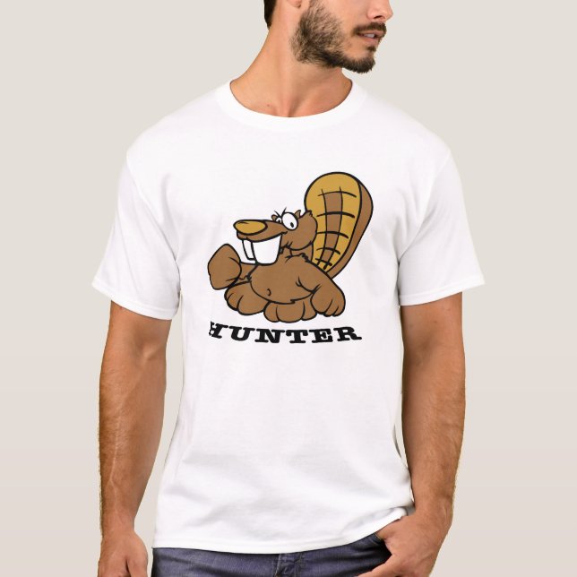 Vitbäverjägare Tee Shirt (Framsida)