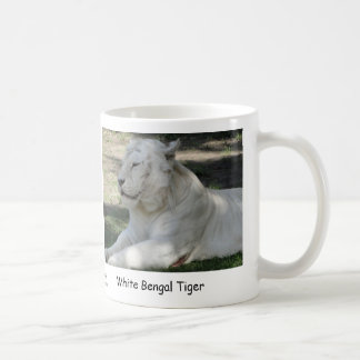 VitBengal tiger Kaffemugg