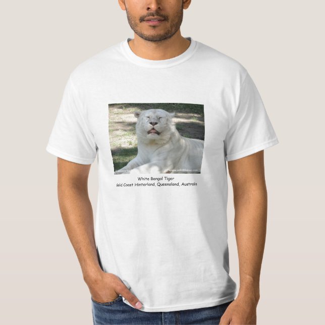 VitBengal tiger Tee Shirt (Framsida)
