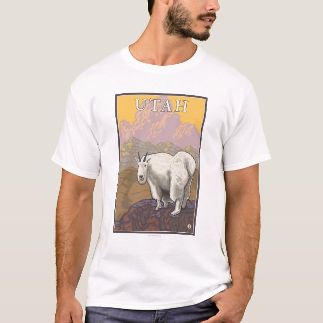 Vitberg GoatUtah T-shirt (Framsida)