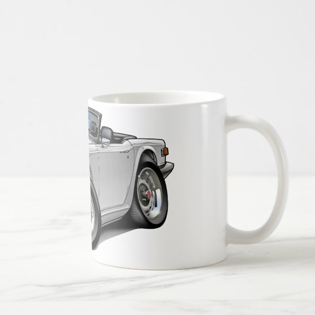 Vitbil för triumf TR6 Kaffemugg (Höger)