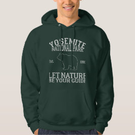 Vitbjörn, Yosemite nationalpark utomhus Hoodie