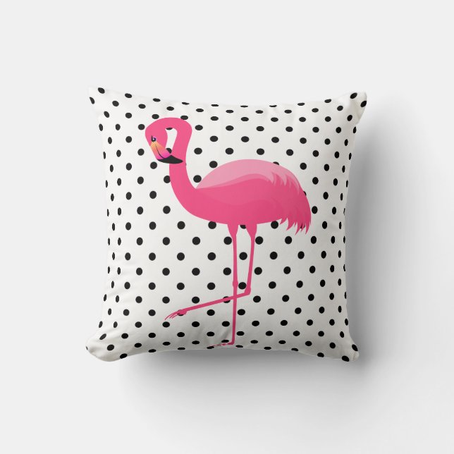 VITBLACK SPOT FLAMINGO CUSHIONES KUDDE (Framsida)
