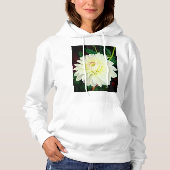 Vitblomma och rosa t shirt (Framsida)