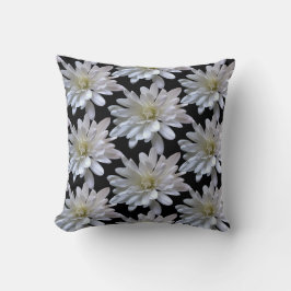 Vitblommor från daisy mönster kudde