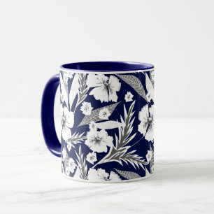 Vitblommor Mugg