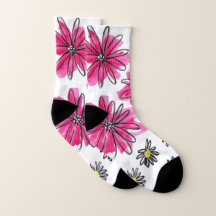 Vitblommor och viskblommor med Rosa