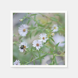 Vitblommor Pappersservett