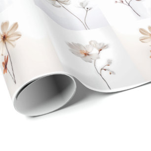 Vitblommor Presentpapper