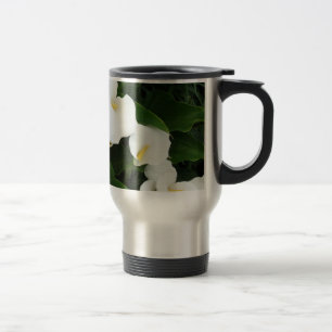 Vitblommor Stainless Steel Travel/Commuter Mugg